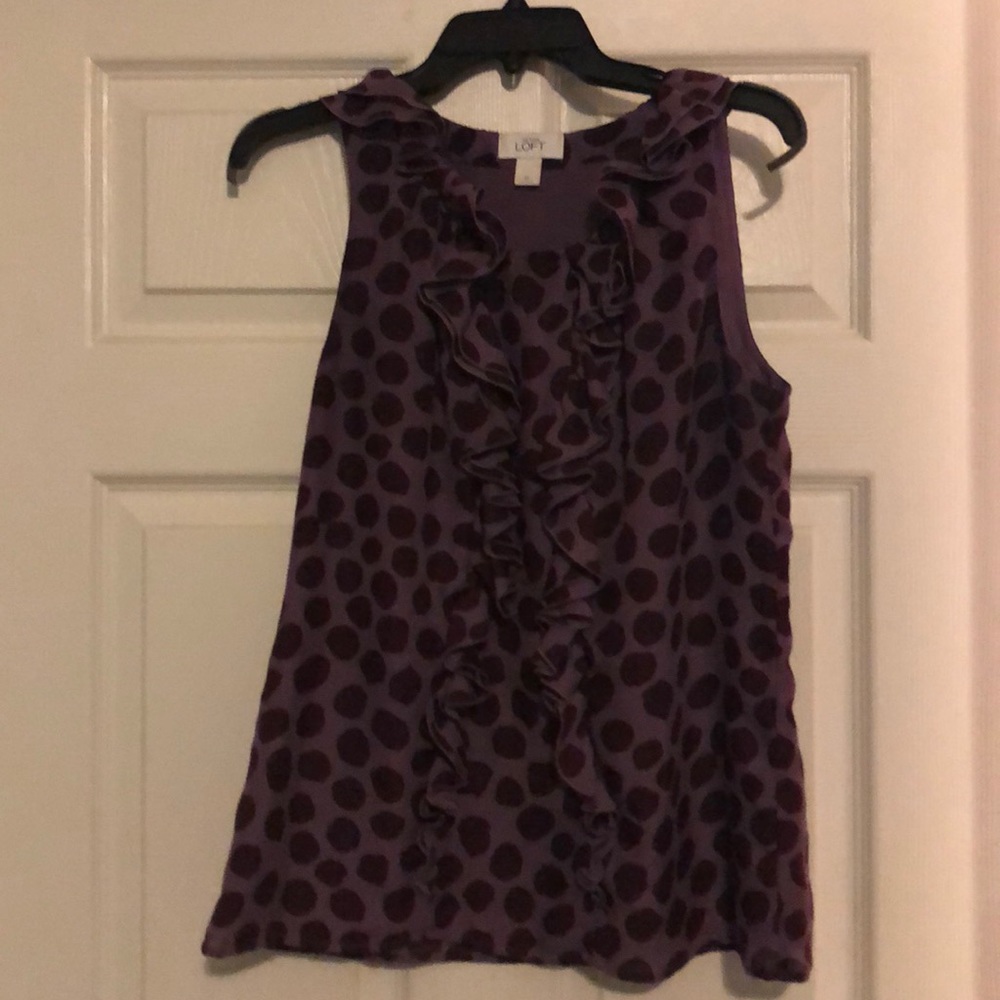 Purple blouse from Loft